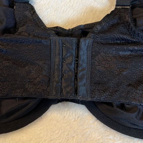 Wacoal Midnight Black Lace Bra Size 36DDD (F) - Picture 8 of 15